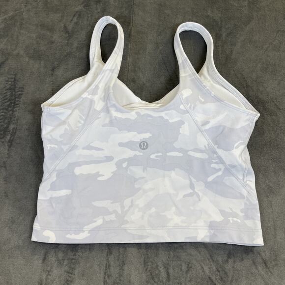 Lululemon Align Tank Top Crop Grey & Black Camo Athletic Athleisure Yoga Sz. 4 - Picture 10 of 12